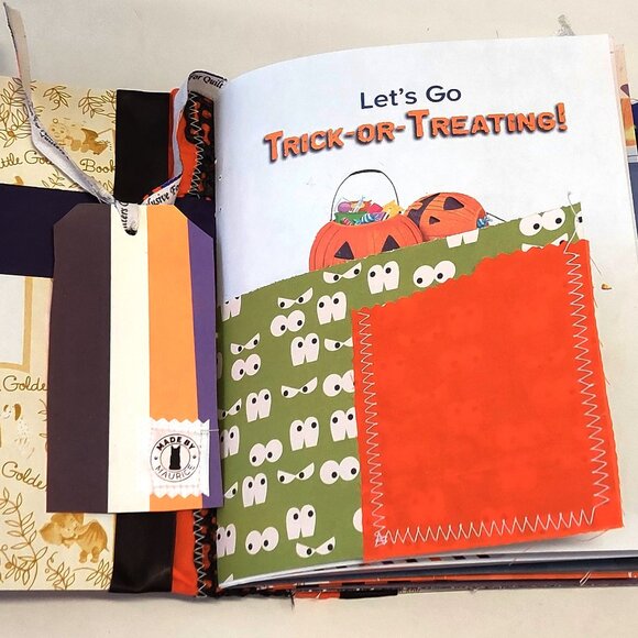 Let's Go Trick or Treating Halloween Theme handmade junk journal - Picture 12 of 12